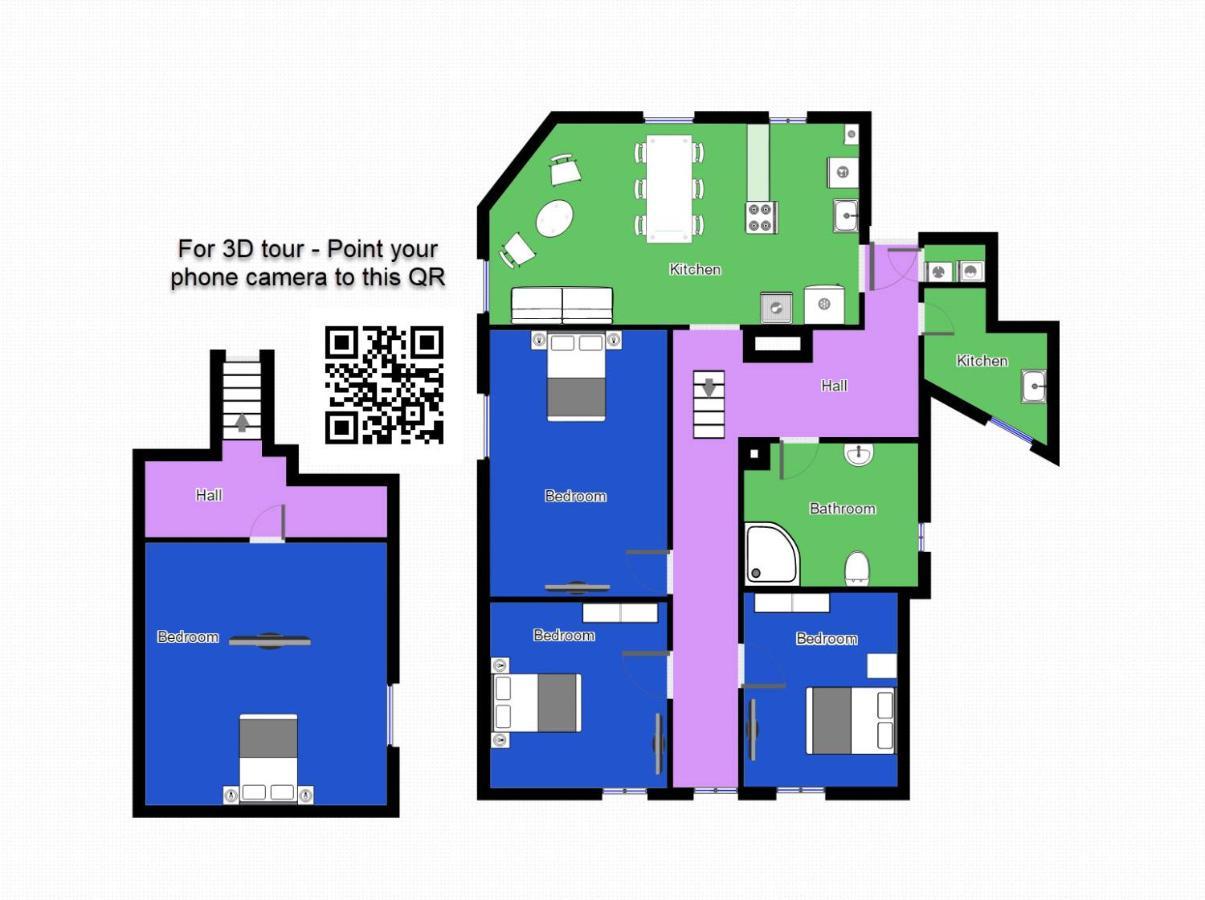 Aday - City Central Mansion - 4 Bedroom Apartment Aalborg Eksteriør billede